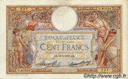100 Francs LUC OLIVIER MERSON grands cartouches FRANCE  1933 F.24.12 VF