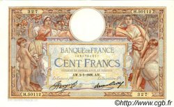 100 Francs LUC OLIVIER MERSON grands cartouches FRANKREICH  1936 F.24.15 fVZ
