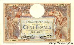 100 Francs LUC OLIVIER MERSON grands cartouches FRANCIA  1936 F.24.15 MBC