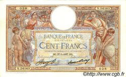 100 Francs LUC OLIVIER MERSON grands cartouches FRANCE  1937 F.24.16 pr.SUP