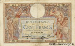 100 Francs LUC OLIVIER MERSON type modifié FRANCE  1938 F.25.09 F