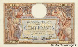 100 Francs LUC OLIVIER MERSON type modifié FRANCIA  1938 F.25.12 q.SPL