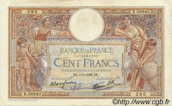 100 Francs LUC OLIVIER MERSON type modifié FRANCE  1938 F.25.17 TTB