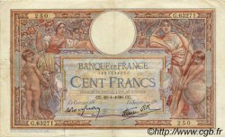 100 Francs LUC OLIVIER MERSON type modifié FRANCE  1939 F.25.40 VF+
