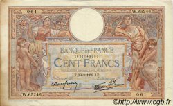 100 Francs LUC OLIVIER MERSON type modifié FRANKREICH  1939 F.25.44 fVZ