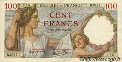 100 Francs SULLY FRANCE  1939 F.26.09 VF+
