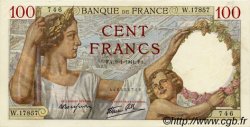 100 Francs SULLY FRANCE  1941 F.26.44 XF