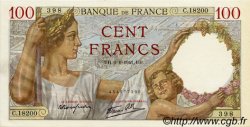 100 Francs SULLY FRANCE  1941 F.26.44 XF+