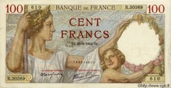 100 Francs SULLY FRANCIA  1942 F.26.70 SPL