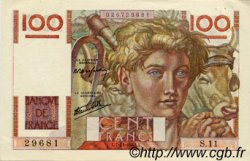 100 Francs JEUNE PAYSAN FRANCIA  1945 F.28.01 SC+