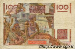 100 Francs JEUNE PAYSAN filigrane inversé FRANCE  1954 F.28bis.05 VF-