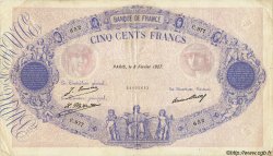 500 Francs BLEU ET ROSE FRANKREICH  1927 F.30.30 S