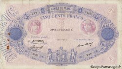 500 Francs BLEU ET ROSE FRANCIA  1936 F.30.37 RC+