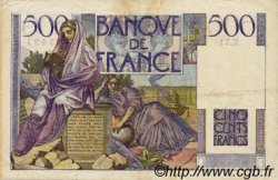 500 Francs CHATEAUBRIAND FRANCE  1945 F.34 F