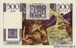 500 Francs CHATEAUBRIAND FRANCE  1946 F.34.06 VF+