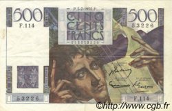 500 Francs CHATEAUBRIAND FRANKREICH  1948 F.34.09 fVZ