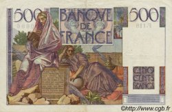 500 Francs CHATEAUBRIAND FRANCE  1952 F.34.10 VF - XF