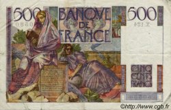 500 Francs CHATEAUBRIAND FRANKREICH  1952 F.34.10 SS