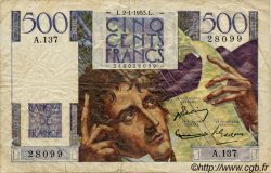 500 Francs CHATEAUBRIAND FRANCIA  1953 F.34.11 q.BB