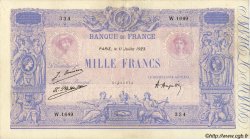 1000 Francs BLEU ET ROSE FRANCIA  1923 F.36.39 MBC