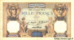 1000 Francs CÉRÈS ET MERCURE FRANCE  1930 F.37.04 VF - XF