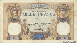 1000 Francs CÉRÈS ET MERCURE FRANKREICH  1931 F.37.06 S to SS