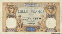 1000 Francs CÉRÈS ET MERCURE FRANCIA  1931 F.37.06 q.MB