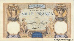 1000 Francs CÉRÈS ET MERCURE FRANCE  1933 F.37.08 VF
