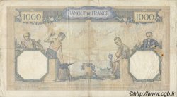 1000 Francs CÉRÈS ET MERCURE FRANCE  1936 F.37.09 F+