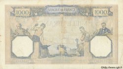 1000 Francs CÉRÈS ET MERCURE FRANCIA  1936 F.37.09 BC+ a MBC