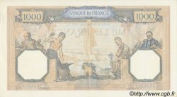 1000 Francs CÉRÈS ET MERCURE type modifié FRANCIA  1938 F.38.27 SPL