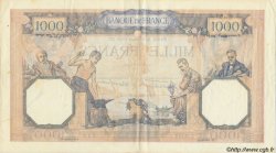 1000 Francs CÉRÈS ET MERCURE type modifié FRANCIA  1939 F.38.35 MBC+ a EBC