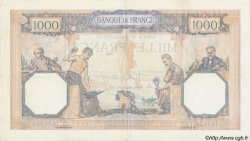 1000 Francs CÉRÈS ET MERCURE type modifié FRANKREICH  1939 F.38.39 fVZ