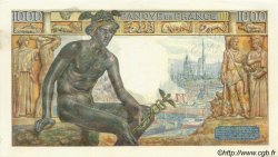 1000 Francs DÉESSE DÉMÉTER FRANKREICH  1942 F.40.04 fST