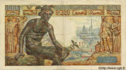 1000 Francs DÉESSE DÉMÉTER FRANCE  1943 F.40.18 pr.TB