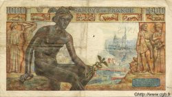 1000 Francs DÉESSE DÉMÉTER FRANCIA  1943 F.40.28 BC