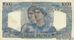 1000 Francs MINERVE ET HERCULE FRANCIA  1945 F.41.03 BB