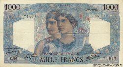 1000 Francs MINERVE ET HERCULE FRANCE  1945 F.41.06 VF