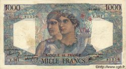 1000 Francs MINERVE ET HERCULE FRANCE  1947 F.41.18 VF-