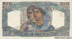 1000 Francs MINERVE ET HERCULE FRANCE  1948 F.41.21 VF