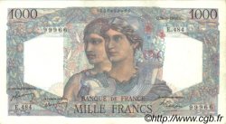 1000 Francs MINERVE ET HERCULE FRANKREICH  1948 F.41.23 fVZ