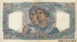 1000 Francs MINERVE ET HERCULE FRANKREICH  1948 F.41.23 SS