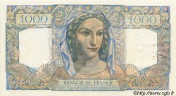 1000 Francs MINERVE ET HERCULE FRANKREICH  1949 F.41.27 VZ to fST
