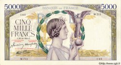 5000 Francs VICTOIRE Impression à plat FRANCIA  1941 F.46.28 EBC