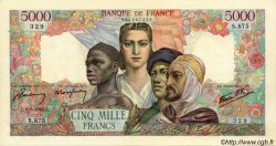 5000 Francs EMPIRE FRANÇAIS FRANCIA  1945 F.47.37 EBC+