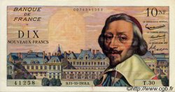 10 Nouveaux Francs RICHELIEU FRANKREICH  1959 F.57.03 fVZ