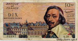 10 Nouveaux Francs RICHELIEU FRANCIA  1960 F.57.05 BC
