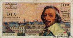 10 Nouveaux Francs RICHELIEU FRANCIA  1961 F.57.14 BC