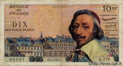 10 Nouveaux Francs RICHELIEU FRANKREICH  1961 F.57.15 S