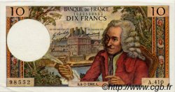 10 Francs VOLTAIRE FRANKREICH  1968 F.62.33 VZ+